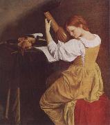 Orazio Gentileschi, The Lute Player